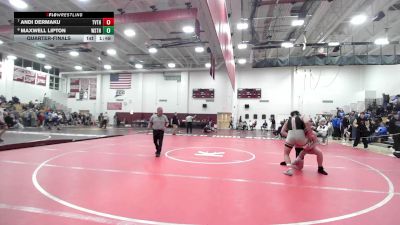 190 lbs Quarterfinal - Andi Dermaku, Terryville/Thomaston vs Maxwell Lipton, Weston