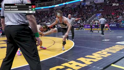160 lbs 5th Place - Nicky Negron, Bishop McDevitt vs Shane Wagner, Faith Christian