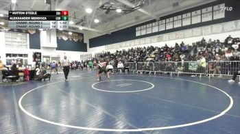 157 lbs Champ. Round 2 - Aleksander Mendoza, Corona Del Mar vs Hutton Steele, Santa Margarita