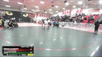 190 lbs Quarterfinal - Briana Alvarado, Highland (Bakersfield) vs Kaleiyah Davis, Colony