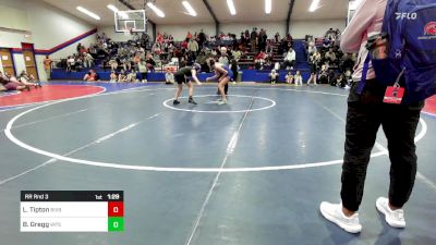 102 lbs Rr Rnd 3 - Layla Tipton, Bixby JH Girls vs Briley Gregg, Wilburton Schools