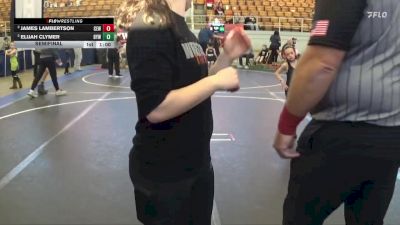 42 lbs Semifinal - James Lambertson, CEWA vs Elijah Clymer, Beavercreek Youth Wrestling