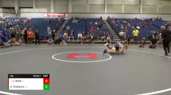 148 lbs Champ. Round 1 - Joseph Bijak, North Newton vs Kaeb Stebbins, DELTA