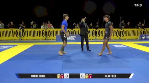 Sean Foley vs Simone Grillo 2025 Pan IBJJF Jiu-Jitsu No-Gi Championship