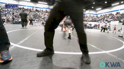 Quarterfinal - Cooper Vansyckle, Bridge Creek Youth Wrestling vs Kaiden Knapski, Kingfisher YellowJackets