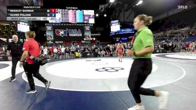 113 lbs Champ. Rd Of 16 - Bradley Bauman, OH vs Oliver Pulliam, TX