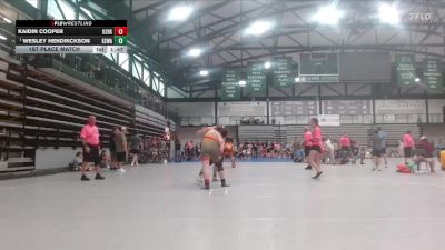 193-209 lbs 1st Place Match - Wesley Hendrickson, Warrior RTC vs Kaidin Cooper, Mooresville