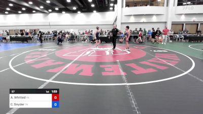 97 lbs C-semi - Andrew Whitted, Tn vs Cameron Snyder, Tn