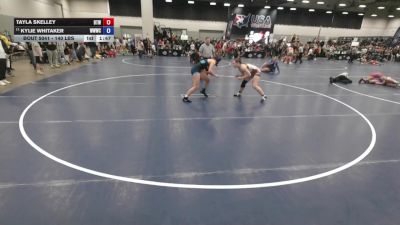 140 lbs Champ. Rd Of 32 - Kylie Whitaker, Walla Walla Wrestling Club vs Tayla Skelley, Best Trained Wrestling