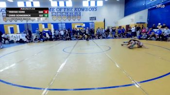 106 lbs 1st Place Match - Tristan Horn, Harmony vs Chris Schnobrick, Olympic Heights