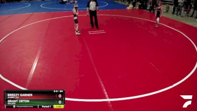 84 lbs Cons. Round 1 - Breezy Garner, Albert Lea vs Grant Orton, Walker