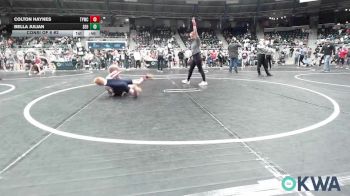 58 lbs Consi Of 8 #2 - Colton Haynes, Talihina Youth Wrestling Club vs BELLA JULIAN, SEO Wrestling Club