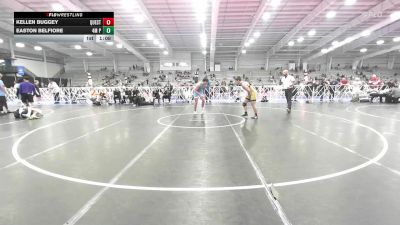 182 lbs Quarterfinal - Kellen Buggey, Quest School Of Wrestling Gold vs Easton Belfiore, 4M Power