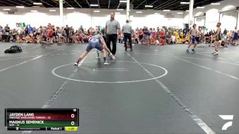 110 lbs Round 7 (8 Team) - Magnus Semenick, OMP vs Jayden Lang, Prestige Worldwide Throws