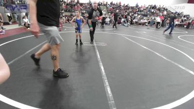 46 lbs Round Of 16 - Baker Johns, Perry Wrestling Academy vs Maddox Thompson, Newkirk Takedown Club