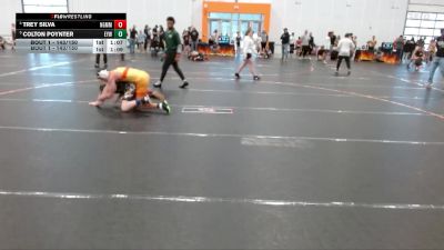 143/150 Quarterfinal - Colton Poynter, Eastside Youth Wrestling vs Trey Silva, Northeast Georgia Mat Monstars