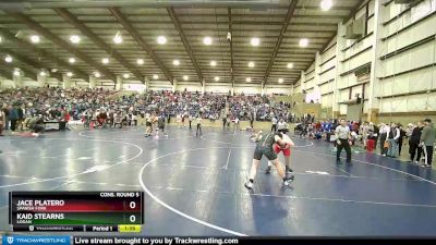 215 lbs Cons. Round 5 - Jace Platero, Spanish Fork vs Kaid Stearns, Logan