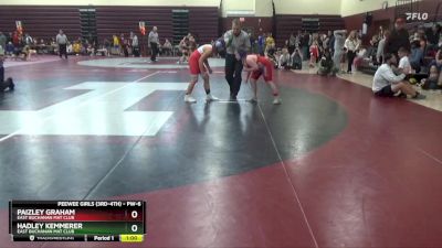 PW-6 lbs Round 2 - Hadley Kemmerer, East Buchanan Mat Club vs Paizley Graham, East Buchanan Mat Club