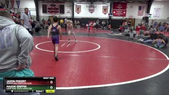 Cons. Semi - Mason Griffin, Camp Point Youth Wrestling vs Jaxon Feikert, Keokuk Kids Wrestling Club