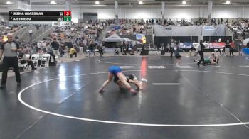 Girls 114 lbs Quarterfinal - Senna Grassman, Cleveland High School Girls vs Justine Su, Collierville High School Girls