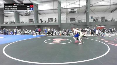 U16 FK - 144 lbs Quarters - Tyler Hawkins, Cashmere Wrestling Club vs Justin Leonard, Hillsboro Mat Club