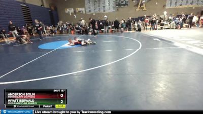 86 lbs Round 2 - Wyatt Berwald, Ascend Wrestling Academy vs Anderson Bolin, North County Grapplers