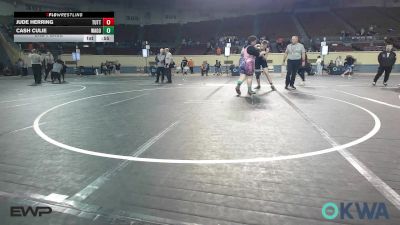 2nd Place - Jude Herring, Tuttle Wrestling Club vs Cash Culie, Wagoner Takedown Club