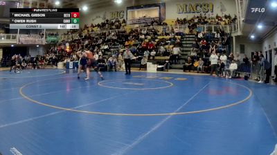 285 lbs Consy 3 - Michael Gibson, Bethel Park vs Owen Rush, Canon-McMillan