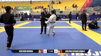 Juan Pablo Delgado Carrillo vs Elías David Mayorga 2025 Brasileiro Jiu-Jitsu IBJJF