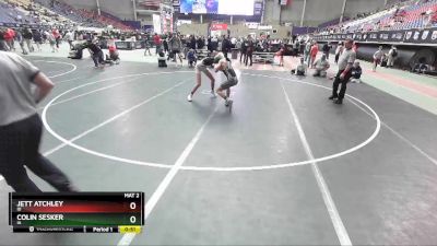 119 lbs Cons. Round 2 - Colin Sesker, IA vs Jett Atchley, ID