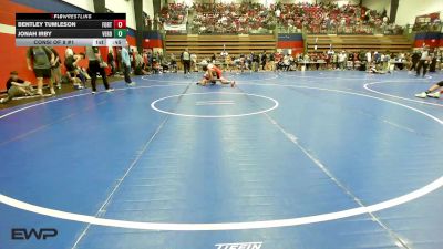 155 lbs Consi Of 8 #1 - Bentley Tumleson, Fort Gibson vs Jonah Irby, Verdigris