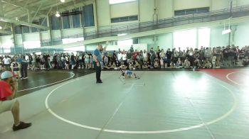 49 lbs Quarterfinal - Jaxson Pierson, Little Warriors WC vs Levi Alarcon, Rancho Bernardo WC