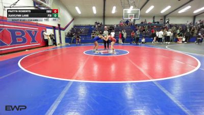 110 lbs 3rd Place - Paityn Roberts, Owasso Girls HS vs Xaivlynn Lane, Pryor Tigers Wrestling