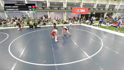 Junior Boys - 138 lbs Champ. Round 2 - Steven Lamont, Berge Elite Wrestling Academy vs Kameron Luif, Team El1te Wrestling