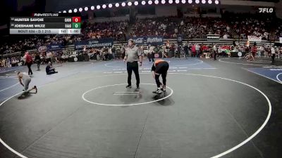 D 1 215 lbs Cons. Round 2 - Hunter Savoie, Catholic - B.R. vs Joeshane Wiltz, East Ascension