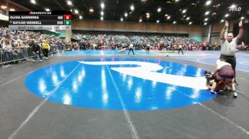 125 lbs Champ. Round 2 - Olivia Barrerra, Central vs Saylor Wendell, Elko