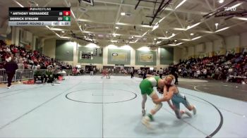 108 lbs Champ. Round 2 - Anthony Hernandez, Otay Ranch vs Derrick Strahm, Holtville