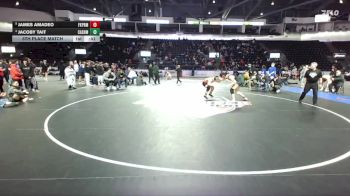 190 lbs 5th Place Match - James Amadeo, Franklin Pierce vs Jacoby Tait, Cashmere