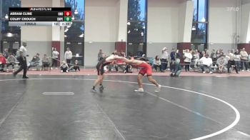 125 lbs Final - Abram Cline, Maryland vs Colby Crouch, Campbell