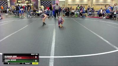 56 lbs Cons. Round 3 - Gunner Kirk, Buccaneer Wrestling Club vs Owen Rowe, TCWC