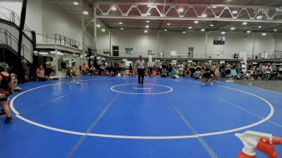 52 lbs 3rd Place - Braxyn Reinhard, Berks Catholic K-8 vs Willow Kerr, Dueling Bandits