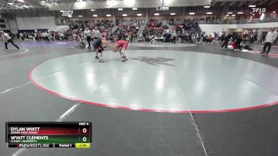 165 lbs Champ. Round 1 - Dylan Whitt, Grand View (Iowa) vs Wyatt Clements, Cleary University