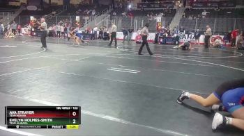 122 lbs Quarterfinal - Ava Strayer, Team Indiana vs Evelyn Holmes-Smith, Team Alabama