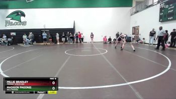 135 lbs Cons. Semi - Madison Pagonis, BullTrained vs Millie Bradley, Prodigy Wrestling