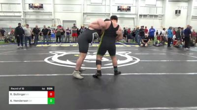 E-285 lbs Round Of 16 - Reagan Bollinger, KY vs Andrew Henderson, OH