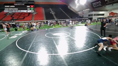 120 lbs Champ. Rd Of 16 - Zaine Labra, Hawaii vs Juan Sepulveda, Idaho