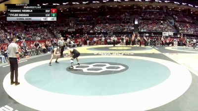 D3-126 lbs Cons. Semi - Dominic Kemble, Southeast vs Tyler Ineman, Lake Cath.