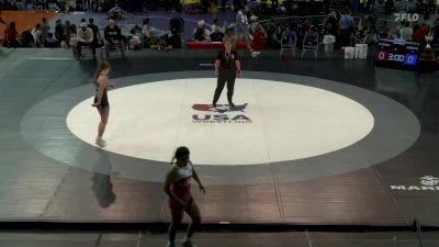 145 lbs Round Of 64 - America Cabrera, IL vs Chloe Sanders, IA