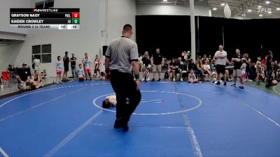 80 lbs Round 2 (4 Team) - Grayson Nagy, PA East Lightning vs Kaiden Crowley, Journeymen Uprising