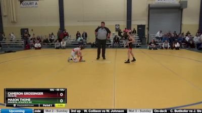 65 10U 5th Place Match - Mason Thome, Immortal Athletics WC vs Cameron Grossinger, MN Elite